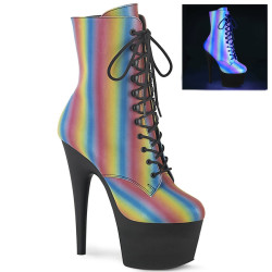 Pleaser ADORE-1020REFL-02 Rainbow Reflective Black Sale