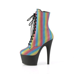 Pleaser ADORE-1020REFL-02 Rainbow Reflective Black Sale