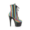 Pleaser ADORE-1020REFL-02 Rainbow Reflective Black Sale