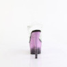 Pleaser ADORE-708SS Transparent Black Purple Glitter