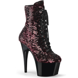 Pleaser ADORE-1020SQ Black-Red Sequins Black Sale Women