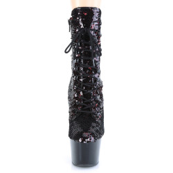 Pleaser ADORE-1020SQ Black-Red Sequins Black Sale Women