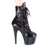Pleaser ADORE-1020SQ Black-Red Sequins Black Sale Women