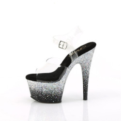 Pleaser ADORE-1020SQ Rose Gold Silver Sequins Sale Women