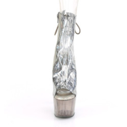 Pleaser ADORE-1018HCT Transparent Silver Hologram Tinte