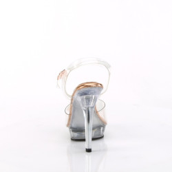Fabulicious LIP-108 Transparent Rose Gold Sale Women
