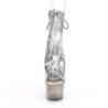 Pleaser ADORE-1018HCT Transparent Silver Hologram Tinte