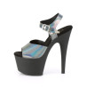 Pleaser ADORE-708N-DT Pewter Hologram Black Sale Women