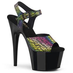 Pleaser ADORE-708N-LTP Green VeganrpBlack Sale Women