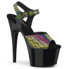 Pleaser ADORE-708N-LTP Green VeganrpBlack Sale Women
