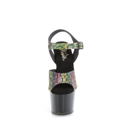Pleaser ADORE-708N-LTP Green VeganrpBlack Sale Women