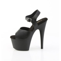 Pleaser ADORE-708UL Black Platform High Heeled Shoes