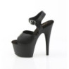 Pleaser ADORE-708UL Black Platform High Heeled Shoes
