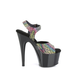 Pleaser ADORE-708N-LTP Green VeganrpBlack Sale Women