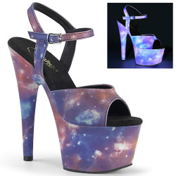 Pleaser ADORE-709REFL Purple Blue Reflective Sale Women