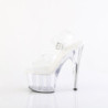 Pleaser ADORE-791-2RS Transparent Black Sale Women
