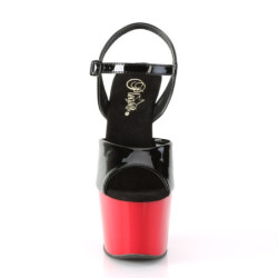 Pleaser ADORE-709 Black Red Platform Women High Heels