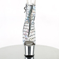 Pleaser ADORE-1018HG Silver Hologram Chrome Sale Women