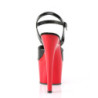 Pleaser ADORE-709 Black Red Platform Women High Heels
