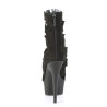 Pleaser DELIGHT-1014 Black Vegan Suede Sale Women