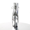 Pleaser DELIGHT-1018HG Silver Hologram Chrome Sale Women