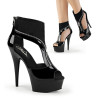 Pleaser DELIGHT-690 Black Patent Lamy Sale Women