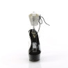 Pleaser DELIGHT-691-2RS Transparent Black Sale Women