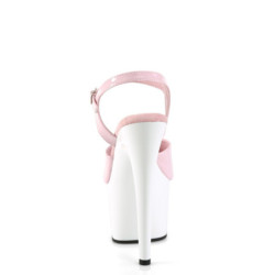 Pleaser ADORE-709 Rose White Platform High Heeled Shoes