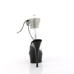 Pleaser DELIGHT-691-2RS Transparent Black Sale Women