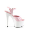 Pleaser ADORE-709 Rose White Platform High Heeled Shoes