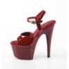 Pleaser ADORE-709 Burgundy Platform High Heels Shoes