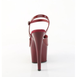 Pleaser ADORE-709 Burgundy Platform High Heels Shoes