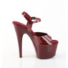 Pleaser ADORE-709 Burgundy Platform High Heels Shoes