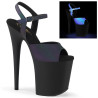 Pleaser FLAMINGO-809REFL Green Reflective Black Sale