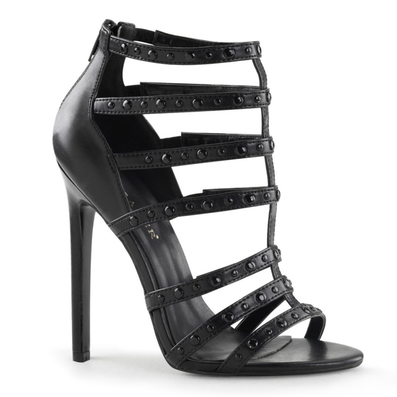 Pleaser SEXY-15 Black Vegan Leather Sale Women Pleaser SEXY-15 Black Vegan Leather Sale Women
