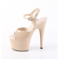 Pleaser ADORE-709 Nude Platform Women High Heels Shoes