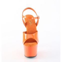 Pleaser ADORE-709 Orange Platform Women High Heels Shoe