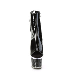 Pleaser SPECTATOR-1018 Black Patent Transparent Sale