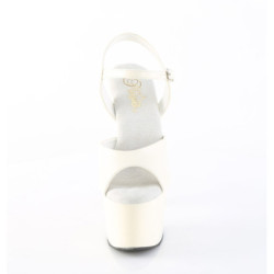 Pleaser ADORE-709 White Platform Women High Heels Shoes