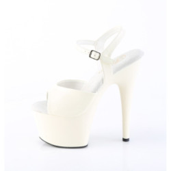 Pleaser ADORE-709 White Platform Women High Heels Shoes