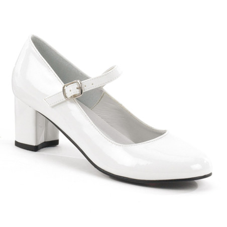 Funtasma SCHOOLGIRL-50 White Patent Sale Women