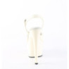 Pleaser ADORE-709 White Platform Women High Heels Shoes