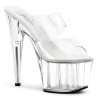 Pleaser ADORE-702 Transparent High Heeled Mules Women