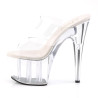 Pleaser ADORE-702 Transparent High Heeled Mules Women