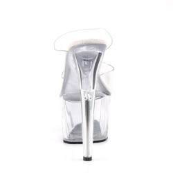Pleaser ADORE-702 Transparent High Heeled Mules Women