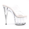 Pleaser ADORE-702 Transparent High Heeled Mules Women
