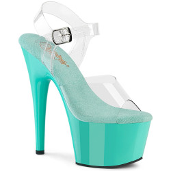 Pleaser ADORE-708 Baby Blue Platform High Heeled Sandals