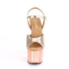 Pleaser ADORE-709 Rose Gold Metallic Chrome Sale Women
