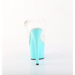 Pleaser ADORE-708 Baby Blue Platform High Heeled Sandals