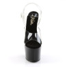 Pleaser ADORE-708 Black Platform High Heeled Sandals